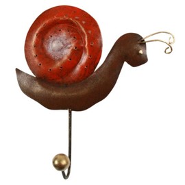 Small sheet metal coat hooks 'Snail'/Coat hooks/child