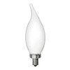 GE Relax 3-Pack 40 W Equivalent Dimmable Soft White Frosted Ca11 LED Light Fixture Light Bulbs Candelabra