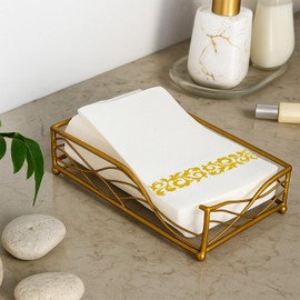 100 Pcs Disposable Hand Towel, Modern Vintage Paper Napkins Watercolor Guest Napkins, Decorative Paper Napkins for Dining Bathroom Wedding Birthday Party Baby Shower