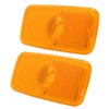 BIAREN 2x Side Marker Light Lamp Lens For Ford Transit