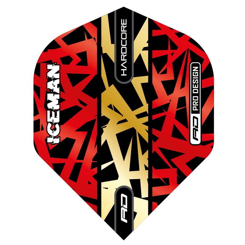 RED DRAGON Hardcore Gerwyn Price Red and Gold Premium Standard