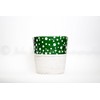 Designerliners Waste Basket Liner Bags - Green Polka Dot 12