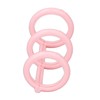 50PCS Comb Binding Spine 16mmx3 Rings PP Multifunctional Book Binder