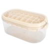 Ice Cube Tray with Lid Bin 2 Layer Ice Trays