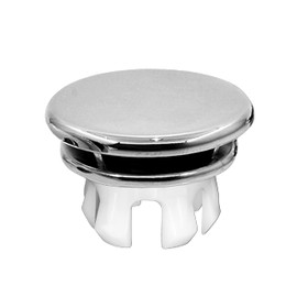 Knoppo Sink Design Overflow Cover, Overflow Cover, Set of 2 Mirrors (Chrome)