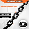 YATOINTO 2-Pack Grade 80 Trailer Safety Chain 36 Inch, Black