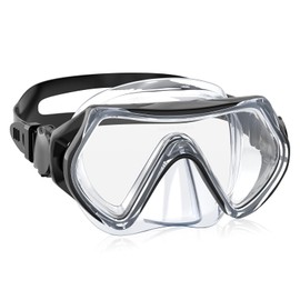 Huanmin Snorkel Mask Children, Swimming Goggles Children 3-6 Years, Diving Mask Snorkeling Mask Children, Diving Mask Snorkel Mask 180° Panorama HD Anti Fog Anti-Leak for Boys Girls Teenagers