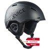 Black Crevice Vail Ski Helmet, Matte Black/Black, L (58-61 cm)