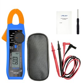 LABLOOT LB210D Bluetooth Mini Digital Clamp Meter 100A AC DC Current Voltage True RMS Pliers Ammeter Resistance, Capacitance, Diode Tester Multimeter