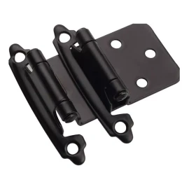 LIZOFERTAS Bisagra Americana Bisagra De Parche 20 Piezas Negro Mate