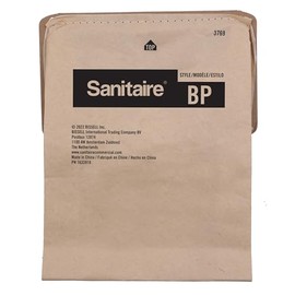 Sanitaire Replacement Transport Backpack Vacuum Bags Style BP, 5 Pack, 3769