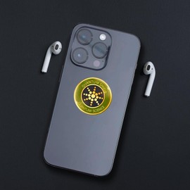 Chip for Cellphone, Electromagnetic Blocker for Cell Phone and Neutralize, Shield from Cell Phones and Electronic Device Waves and Energy, 5 PC, Gold