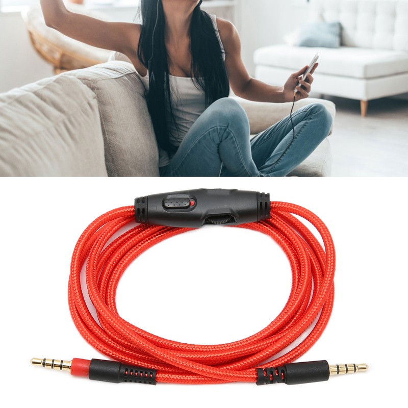 Headphone Audio Cable 3.5mm Male to Male Replacement Headphone Audio