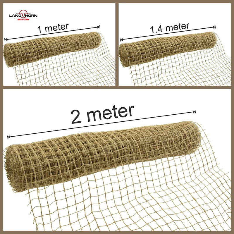 Lang Horn jute Support Netting 100% Jute netting trellis twine