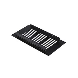 Aluminum Rectangular Air Vent Cover Black Floor Ventilation Grille Louvered Grill for Wardrobe Cabinet Closet Kitchen and Bathroom 3.15 x 5.91 Inch