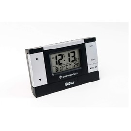 Mebus 51059 Alarm Clock LCD Display, Black, Silver