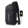 Bluelander Mochila Cruzada Pechera Bandolera Antirrobo Usb Moda Casual