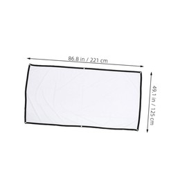 LABRIMP Folding Projector Screen Portable Polyester Projection Screen for Indoor Outdoor Use Lightweight Easy to Store for Home Theater Movie