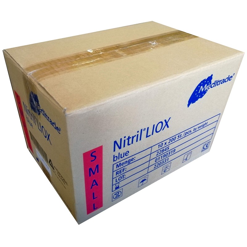 Meditrade GmbH Nitrile Liox Gloves Size S 73 g