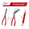 Ferianl 3PCS Electrical Disconnect Pliers for Cars, Electrical Connector Separator