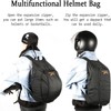 Peicees Motorcycle Helmet Bag Folding Lightweight Motorcycle Backpacks for Men