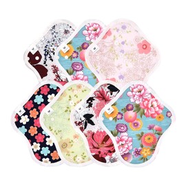 Cloth Napkins, NO 5 Organic Cotton, Set of 7, v16 jp Japanese Pattern, Japanese Treasure Traditional Pattern