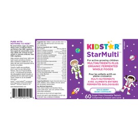 Kidstar Multinutrients Vitamins 60 Count, 60 CT