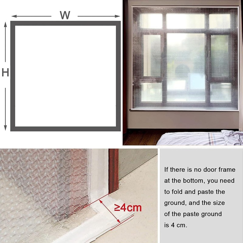 Weatherproofing Window Insulation Kit,Window Insulation Film for Winter,Window Thermal Cover