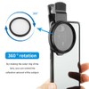 Tongdejing 52mm Clip-on CPL Phone Camera Lens Filter, Universal CPL