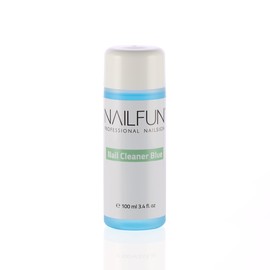 Nailfun nail cleaner blue [100 ml] special cleaning fluid for the natural nail cleaner cleans and degreases the natural nail before shaping and removes the cohesion layer from the gel when the gel hardens.