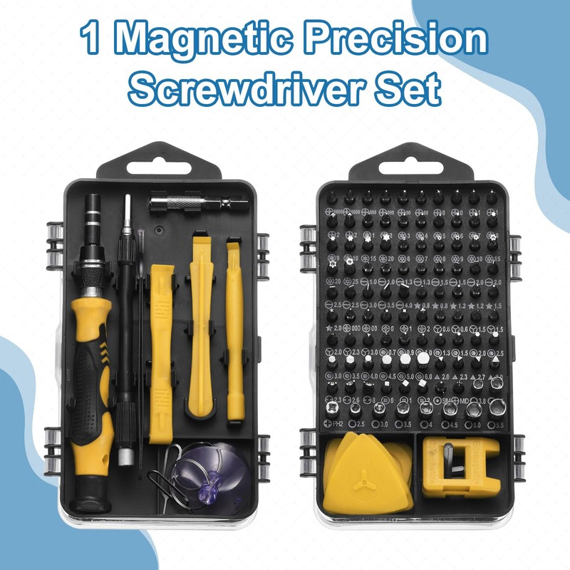 sourcing map 116 in 1 Magnetic Precision Screwdriver Set Electronics