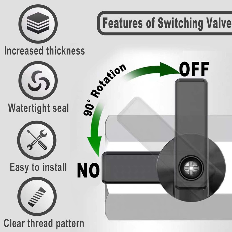 1/2-Inch Rv Hot Water Drain Valve and Waterproof Tape Set