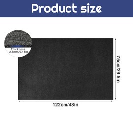 CIEOVO Dog Playpen Mat, Dog Crate Pad Liner for Kennel Training Under Pet Cage Mat Absorbs Waterproof Non-Slip Reusable Puppy Pad to Protect Floors, 29"×48"