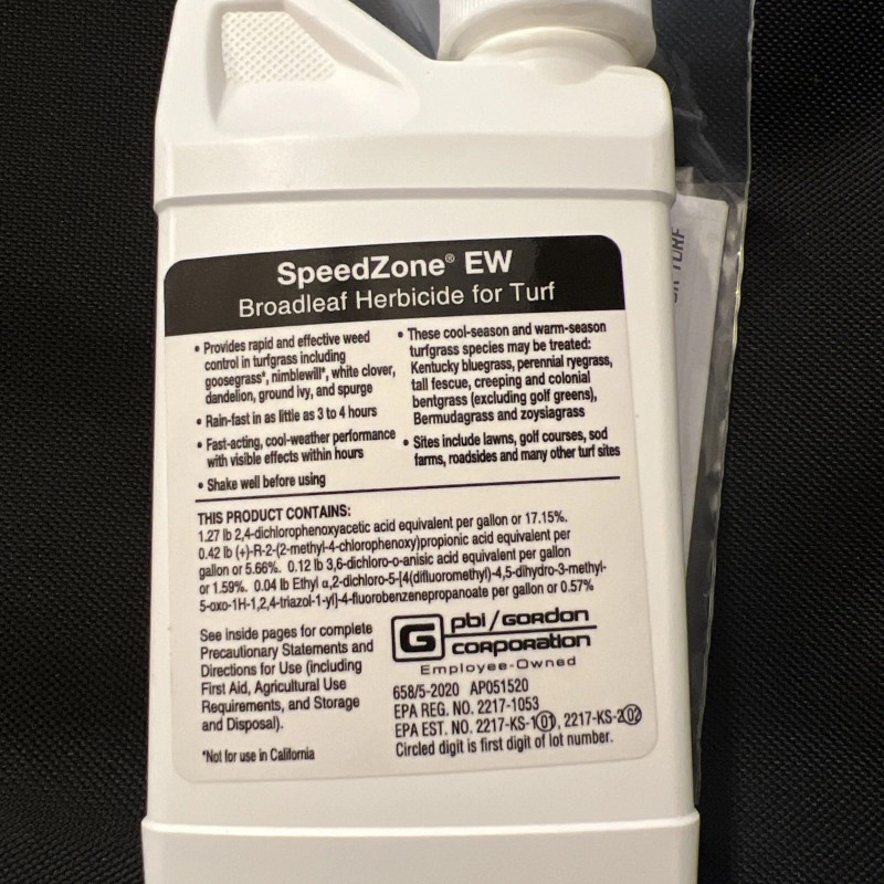 PBI Gordon Speedzone EW Herbicide for Lawn Weeds 8 fl