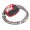 Safety Padlock Set Adjustable Stainless Steel Cable Lockout and 38mm