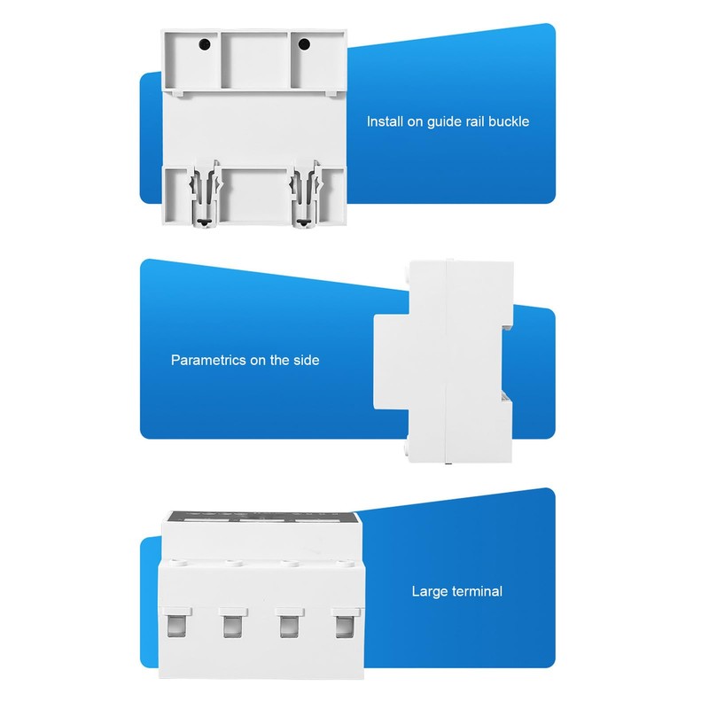 Automatic Transfer Switch, 3P 63A Automatic Switching Between Utility Power,