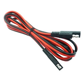 SAE Extension Cable, Dafensoy 16AWG SAE to SAE Quick Disconnect Wire Harness Connector Wirel for Automobile and Solar Panel (6.6 Ft/2M)