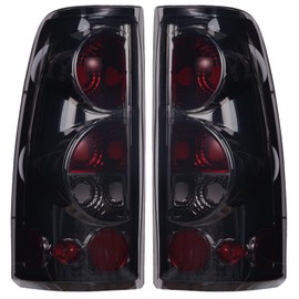 Boine Tail Light Compatible With 1999-2006 Chevy Silverado 1500 2500 3500 GMC Sierra 1500 2500 Driver and Passenger Side Rear Light Brake Lamps(OE Smoke Lens)