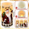 Retisee 3 Pcs Christmas LED Flameless Candles with Remote Timer