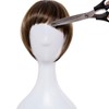 Clip in Bangs Hair Extensions 8" Thick Full Neat Bangs
