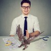 Piececool Black Dragon King 3D Metal Model Building Kits with