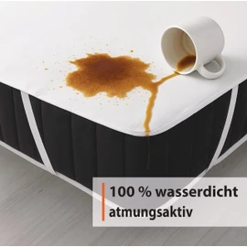 Arbascass Matratzenschoner - 100% wasserdicht, Oeko-TEX Standard 100 CLASS1, Baumwolle, atmungsaktiv, geräuscharm, 4 Eckgummis - ideal für Baby- & Kinderbett (100x200 cm)