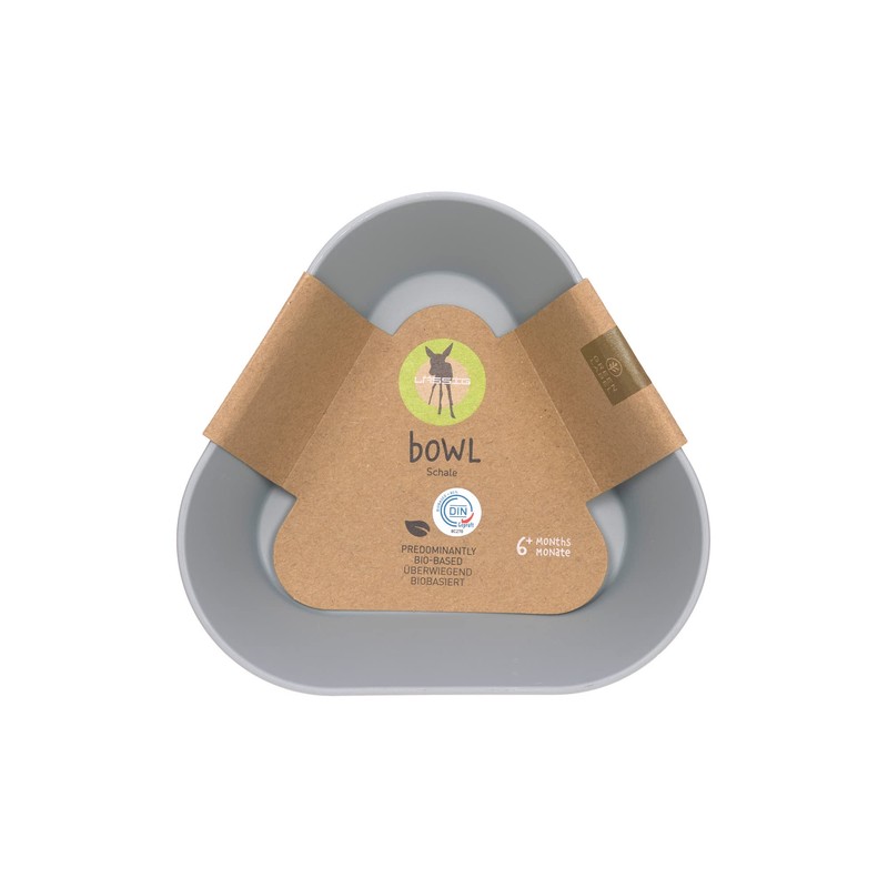 LÄSSIG Children's Bowl without Melamine, BPA-Free, Made from Biocomposite/Bowl Geo,