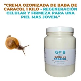 Crema De Baba De Caracol Ozonizada - Gob - 1 Kilo