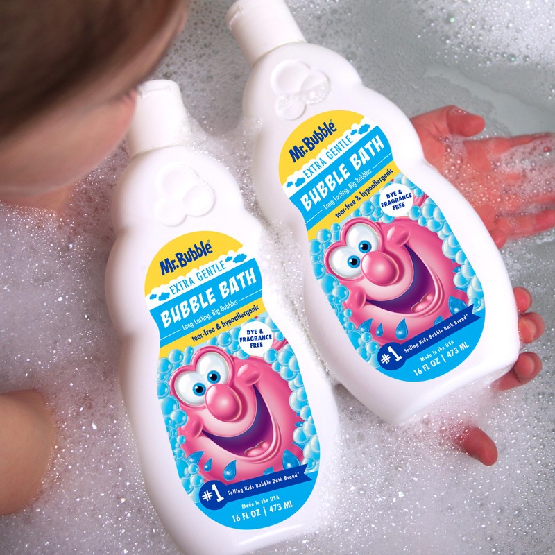 Mr. Bubble Extra Gentle Bubble Bath - Hypoallergenic, Tear Free