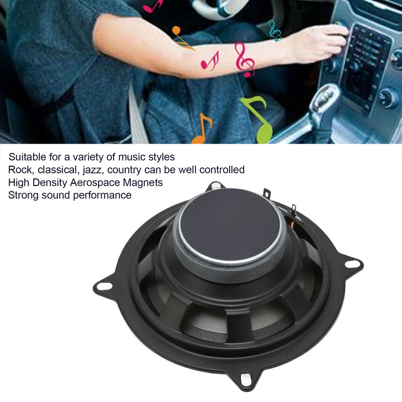 Coaxial Speaker 2 Way 500W HiFi Stereo Subwoofer Universal Car
