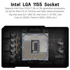 MACHINIST H61 LGA 1155 (Intel 2th/3th Gen) Gaming Motherboard, Micro ATX Computer Motherboards Support PCIe 2.0, 100M LAN, DDR3, SATA M.2 for Intel i3,i5,i7/Xeon E3 V2/Pentium