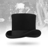 GEMVIE Men 100% Wool Mad Hatter Satin Lined Black Low