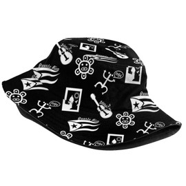 Cute Puerto Rico Flag Bucket Hat Packable Wide Brim Sun Protection Hats Outdoor Puerto Rican Fisherman Hats for Men and Women