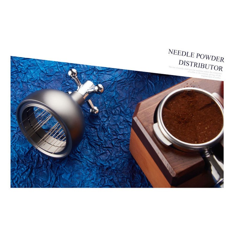 Black Coffee Powder Needle Type Distributor Double Bearing Rotation Coffee